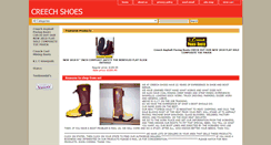 Desktop Screenshot of creechshoes.com
